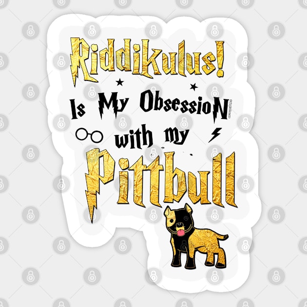 Pitbull Sticker by dogfather